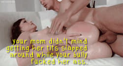 tits slapped'